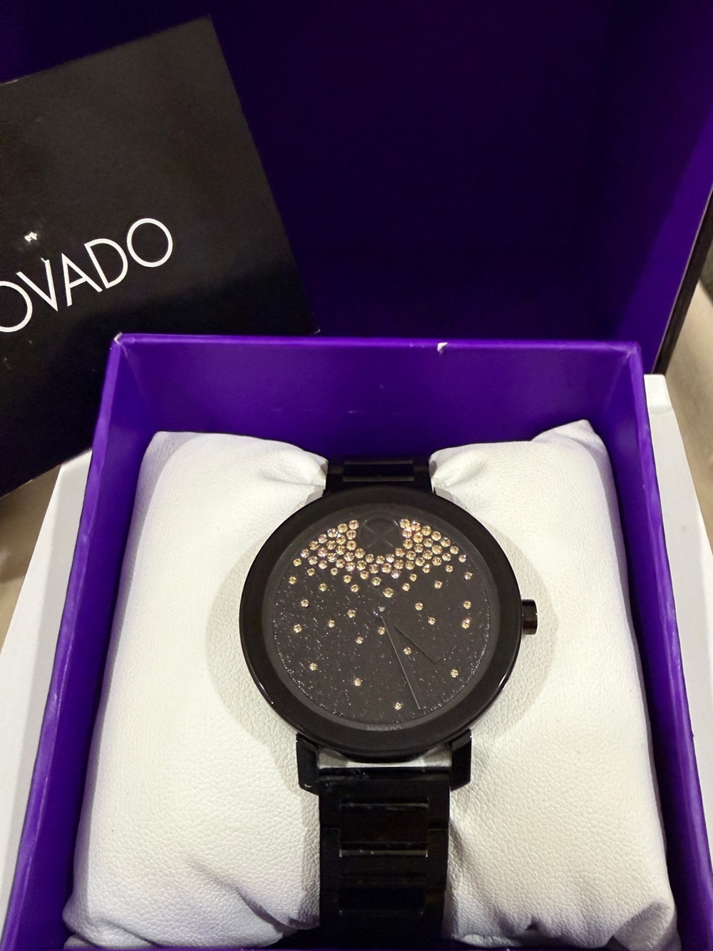 Movado Bold  Evolution Ladies watch Black Crystal  3600707